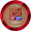 Rimmel London Lasting Finish Fondotinta Compatto - 13 Toffee, Soft-Focus Opaco, Coprenza Totale, SPF20, Formula Vegana, 7 g