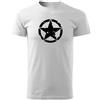 DRAGOWA t-shirt a maniche corte star 160 g/m², bianco,