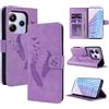 CASAFUNY Cover per Xiaomi Redmi Note 14 5G Custodia Cover in Pelle Portafoglio a Libro Magnetica Supporto Protezione Flip Case Custodia per Xiaomi Redmi Note 14 5G, Viola