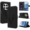 CASAFUNY Cover per Xiaomi Redmi Note 14 Pro 5G/ Redmi Note 14 Pro Plus 5G/ Poco X7 5G Custodia Cover in Pelle Portafoglio a Libro Magnetica Supporto Flip Case Custodia, Nero