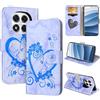 CASAFUNY Cover compatibile con Xiaomi Redmi Note 14 Pro 5G/ Redmi Note 14 Pro Plus 5G/ Poco X7 5G, Pelle PU Portafoglio Custodia Magnetica Flip Wallet Case Protettiva Caso con Kickstand Carte Slot, Blu