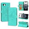 CASAFUNY Custodia per iPhone 16e, Cover in Pelle Protettiva Portafoglio Magnetica Flip Case Libro per iPhone 16e, Verde