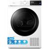 Midea Asciugatrice Pompa di Calore 9 kg Classe C Turbo Dry 30' App | Woolmark, UV Hygiene Care, Hair & Odour Care e Anti-Crease Intelligente per Famiglie Attente ai Tessuti MDV5EH90WBC