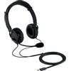 Kensington Hi-Fi USB-C Headphones with Mic - Headset - On-Ear - kabelgebunden - USB-C - Schwarz