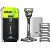Gillette Razor Labs Supporto magnetico e custodia da viaggio 5 pezzi