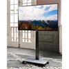 OEM Supporto TV regolabile, altezza 1,5 metri, con base in legno da 20 mm, adatto per schermi da 32-55 pollici e da 65, 70 pollici