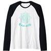 Cool Yoga - Namaste - Buddha Stuff Namaste - Lotus Flower - Spiritual Yoga Om - Yogi Savasana Maglia con Maniche Raglan