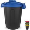 Pattumiera da 25 Litri in Plastica - blu
