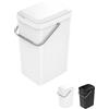 Pattumiera cucina sottolavello da 14 Litri - bianco