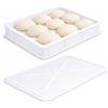 Contenitore per pizza con Coperchio 30x40x10 cm - 1 Cassetta + 1 Coperchio