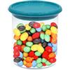 Barattolo in plastica Barattolo per alimenti 250 ml Milleusi Trasparente - turchese