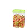 Recipiente Barattolo in plastica per alimenti 1,5 Litri Milleusi Trasparente - verde