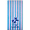 Lacoste Telo mare grande, 100% cotone, ultra assorbente e ad asciugatura rapida, lavabile in lavatrice, palme, rosa antico, 91,4 x 182,9 cm (larghezza x lunghezza)