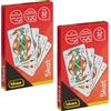 Idena 90270-Gioco dello skat con Mano Francese, 2 Pezzi con 32 ciascuno, per 3-4 Giocatori dai 12 Anni in su, Dimensioni delle Carte Circa 5,9 x 9,1 cm, Multicolore, One Size, 40372-2