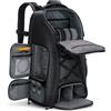 K&F CONCEPT Zaino Foto 30L, 3 Scomparti Impermeabile Nero | Zaino 30L, 3 scomparti, parapioggia, laptop 16'', cintura vita, drone/DSLR, treppiede, 1.5kg, viaggio outdoor, B12
