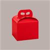 LUCGEL SRL Scatola Porta Panettone Piccolo da 100gr in Cartoncino Fibra Rosso 100x100H100mm 20 pezzi