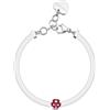 S'Agapõ Bracciale Donna in Acciaio con Simbolo Coccinella | Collezione Click - SCK247