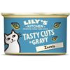 Lily's Kitchen Tasty Cuts bocconcini in salsa con pesce di mare cibo umido per gatti 18 x 85 g