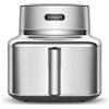 Cosori Iconic Single Friggitrice ad Aria 6,2 Litri, Acciaio Inossidabile | Intelligente, Rivestimento Ceramico Senza PFAS, Garanzia Limitata di 5 Anni, Motore DC, 5 Velocità della Ventola Automatica