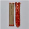 Cartier cinturino orologio pelle alligatore arancione orange KD05CF19 16/14mm