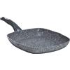 Aeternum, Madame Petravera 3.0, Piastra Grill Antiaderente 28x28 cm, Ideale per Induzione, Full Induction, Grigio