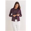 Intimissimi Cardigan A Costine In Cotone Lamè Rosso