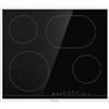 Gorenje ECT 643 BX - Piano cottura elettrico, 60 cm, a doppio circuito, zona di cottura/TouchControl/timer, telaio in acciaio inox, colore: Nero