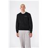 Champion Felpa con logo piccolo ricamato Nera da Uomo