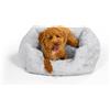 Best Friends by Sheri Soothe & Snooze Lounge Lux - Letto per cani rettangolare - lavabile - in memory foam - grigio - S - 51 x 38 cm