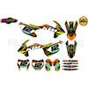 GRAFICA MOTO KTM 125 - 500 EXC EXCF XCW 2017-2019 SX SXF 2016-2018 ARANCIO VERDE