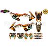 GRAFICA MOTO KTM 125 - 500 EXC EXCF XCW 2017-2019 SX SXF 2016-2018 ARANCIO VINTA
