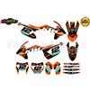 GRAFICA MOTO KTM 125 - 500 EXC EXCF XCW 2017-2019 SX SXF 2016-2018 CROSS ENDURO