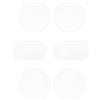 SODIAL 24 Pezzi 3 Pollici Acrilico Vuoti Cerchi Clear Disc Ornamenti V9379