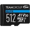 Team Group ELITE A1 512 GB MicroSDXC UHS-I (Team Elite A1 512GB Micro SDXC UHS-1