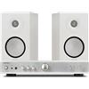 Rotel + Monitor Audio Silver 50 8G bianco + A10 MKII argento