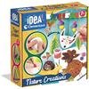 Clementoni- Weihnachten Idea-Surprise Box-Nature Craft-lavoretti 7 Anni, 5 Diverse creazioni, Kit Pittura Bambini, Pasta da Modellare, Gioco Creativo, Multicolore, Medio, 18702