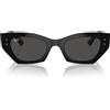 Ray-Ban Occhiali da Sole RB4430 667787 Zena Nero/Grigio Scuro Unisex 49/22/145