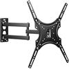 oCreon Support a muro per TV - Adatto a schermi da 35-6 cm a 139-7 cm - Orientabile e estensibile - Compatibile con monitor piatti e curvi - Massimo standard VESA 400 x 400 mm - Include viti