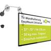 Goobay Supporto a muro per televisore, compatibile con schermi da 37-70 pollici (94-178 cm), sistema di gestione dei cavi, supporto universale per TV, fissaggio a parete VESA, capacità massima: 50 kg