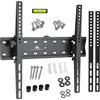 Maclean Supporto per televisori QLED, OLED, LCD, LED e plasma, per schermi da 32 a 75 pollici, con capacità di carico fino a 40 kg. Staffa a muro, staffa a muro, compatibile con standard VESA fino a 400x400