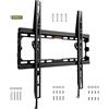 VonHaus Supporto a muro per schermi da 32-75 pollici - Design piatto - Standard VESA: 400x400 mm
