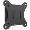 DIGITUS Supporto a muro per monitor LCD - LED fino a 81 cm (32 pollici) - Staffa di montaggio - Capacità massima di carico: 18 kg - Standard VESA 75x75 e 100x100 - Colore: nero