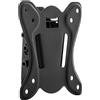 deleyCON Supporto a parete per TV e monitor da 13-27 pollici (33-69 cm) - Fino a 25 kg e massimo standard VESA 100x100 mm - Inclinabile - Distanza dal muro di soli 36 mm - Sistema di fissaggio per TV e monitor