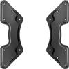 deleyCON Adattatore universale VESA per supporti a parete per TV e monitor - Fino a 30 kg - Da VESA 200x200 a VESA 300x300, 400x200, 400x400 - Estensione VESA