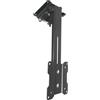 oCreon Supporto a soffitto nero per TV LCD LED da 11-27 pollici, adatto per TV, camper, furgoni, con inclinazione, pieghevole, standard VESA 75/100. Modello: L87B