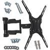 Maclean Supporto universale per TV da parete, adatto per schermi da 13-65 pollici e con una capacità di carico di 30 kg, compatibile con TV OLED, QLED, LCD, LED e monitor plasma. Supporto TV universale, fissaggio a parete, massimo standard VESA 400x400