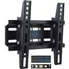 deleyCON Supporto a parete per monitor TV da 23-42 pollici (58-107 cm), inclinabile, con capacità di carico fino a 35 kg e compatibile con standard VESA fino a 200x200. Adatto per televisori LCD, LED, OLED e TFT