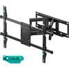 ONKRON Supporto a muro girevole per televisori da 40-75 pollici - Massimo 70 kg - Inclinabile e orientabile, con braccio estendibile - Standard VESA 200x100-600x400