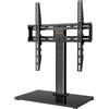 oCreon Standard per televisori da 32 a 60 pollici - Televisore - Supporto TV regolabile in altezza - Base in vetro temperato - Compatibile VESA fino a 400 x 400 mm