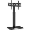 FITUEYES Supporto per TV da 32-75 pollici - Base girevole e regolabile in altezza - Supporto universale per TV, capacità massima di 40 kg, compatibile con standard VESA fino a 600x400 mm, colore nero